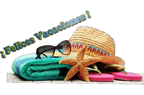 05 Fond Transparent Felices Vacaciones Espagnol Messages 