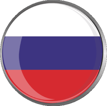 Rond Russie Europe Drapeaux 