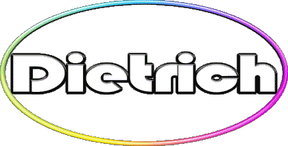 Dietrich D MASCULINE - German First Names 