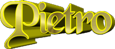 Pietro P MANN - Italien Vorname 