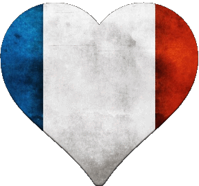 Coeur National France Drapeaux 