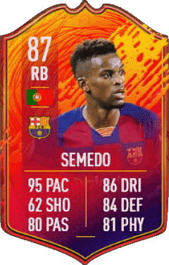Nélson Cabral Semedo Portogallo F I F A - Giocatori carte Videogiochi Multimedia 