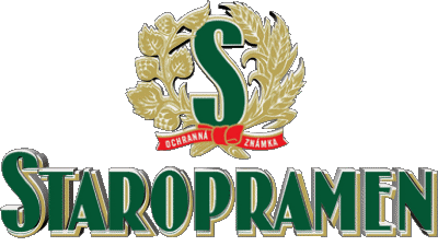 Logo-Logo Staropramen Tschechische Republik Bier Getränke 