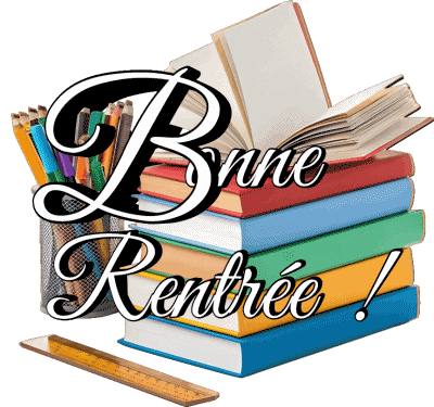 016 Fond Transparent Bonne Rentrée Français Messages 