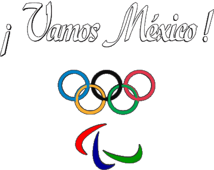 Juegos Olímpicos Vamos México Spagnolo Messagi 