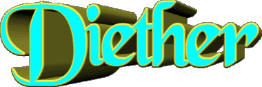 Diether D MASCULINE - German First Names 