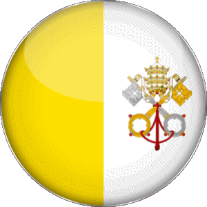 Runde Vatikan Europa Fahnen 