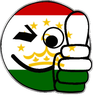 Smiley - OK Tayikistán Asia Banderas 