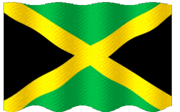 Ondulation Jamaïque Amériques Drapeaux 