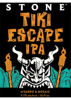 Tiki escape IPA-Tiki escape IPA Stone Brewing co USA Beers Drinks 