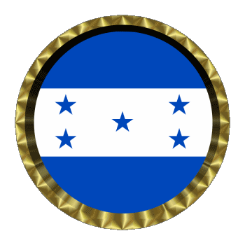 Rond - Anneaux Honduras Amériques Drapeaux 