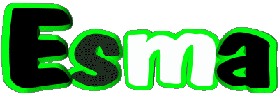 Esma E WEIBLICH - Maghreb Muslim Vorname 