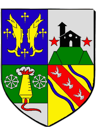 Blasone-Blasone MONT SAINT MARTIN 54 Dipartimenti - Città Francia Bandiere 