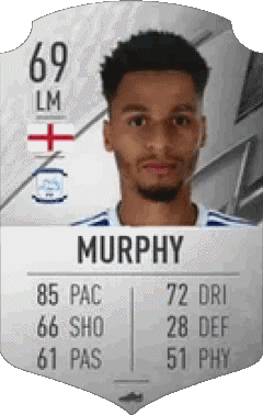 Josh Murphy Angleterre F I F A - Joueurs Cartes Jeux Vidéo Multi Média 