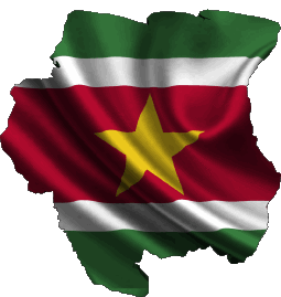 Carte Suriname Amériques Drapeaux 
