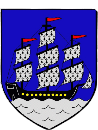 Blazon-Blazon HENNEBONT 56 Departments - Cities France Flags 