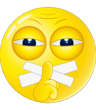 Shhh - Silence Emoticons Messages 