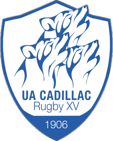 UA Cadillac Dept 33 Rugby Club France Logo Sports 