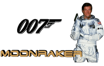 Logo Moonraker James Bond 007 Películas Internacional Multimedia 