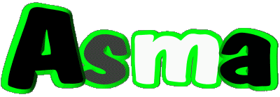 Asma A FEMMINILE - Maghreb Musulmano Nome 