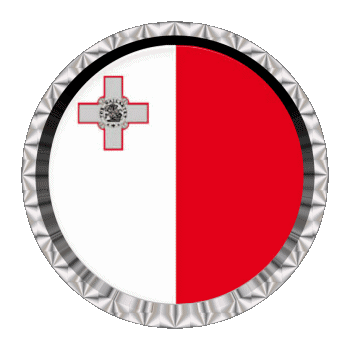 Rotondo - Anelli Malta Europa Bandiere 