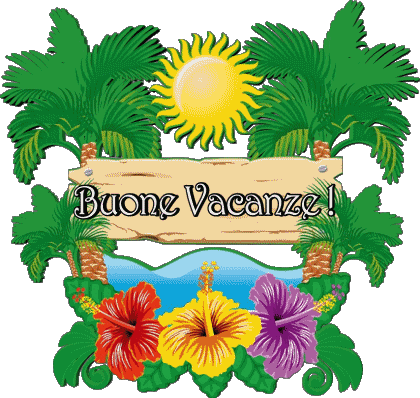 24 Fond Transparent Buone Vacanze Italien Messages 