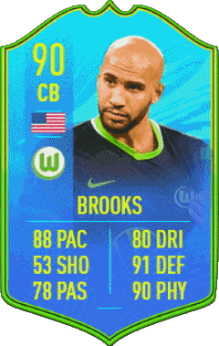 John Brooks U S A F I F A - Card Players Video Games Multi Media 