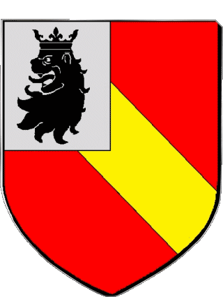 Blason-Blason MAINTENON 28 Départements - Villes France Drapeaux 