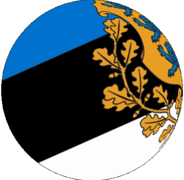 Sfera - Cubo Estonia Europa Bandiere 