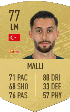 Yunus Malli Turquie F I F A - Joueurs Cartes Jeux Vidéo Multi Média 