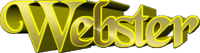 Webster W MASCULINE -  UK - USA - IRL - AUS - NZ First Names 