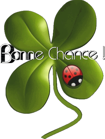 01 Transparent Background Bonne Chance French Messages 