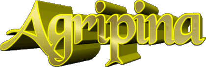 Agripina A WEIBLICH - Spanien Vorname 