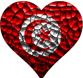 Coeur Tunisie Afrique Drapeaux 