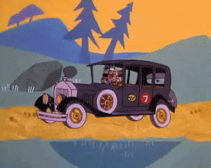 Motors Race Video GIF - 11 Wacky Races Cartoons TV Filme Multimedia 