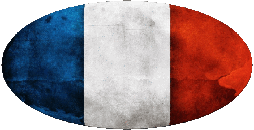 Oval National Frankreich Fahnen 