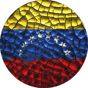 Rond Vénézuéla Amériques Drapeaux 