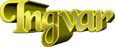 Ingvar I MASCULINO - UK - USA - IRL - AUS - NZ Nombre 