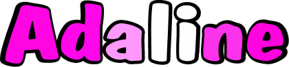 Adaline A FEMININ - UK - USA Prénoms 