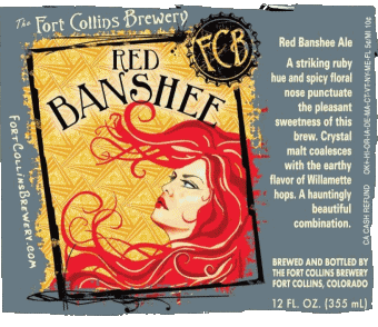 Red Banshee-Red Banshee FCB - Fort Collins Brewery USA Beers Drinks 