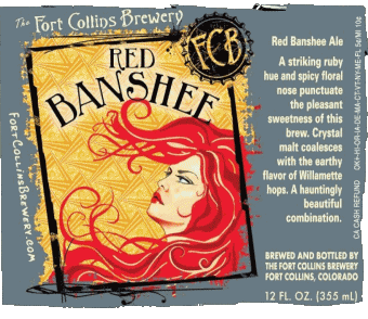 Red Banshee-Red Banshee FCB - Fort Collins Brewery USA Bières Boissons 