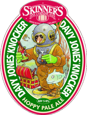 Davy Jone's Knocker-Davy Jone's Knocker Skinner's UK Bier Getränke 