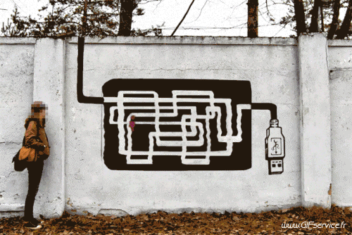 Serie 02 Street Art Graffiti Humor - Fun 
