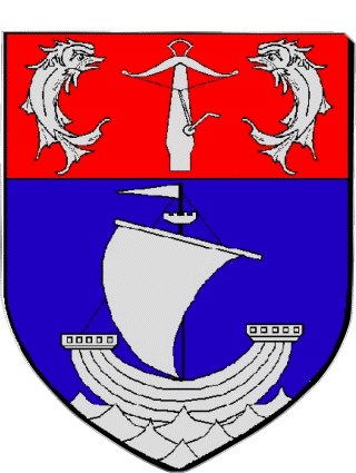 Wappen-Wappen VILLENEUVE LA GARENNE 92 Abteilungen - Städte Frankreich Fahnen 