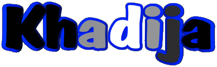 Khadija K FEMININE - Maghreb Muslim First Names 