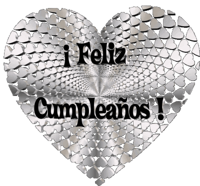 011 Corazón Feliz Cumpleaños Spagnolo Messagi 