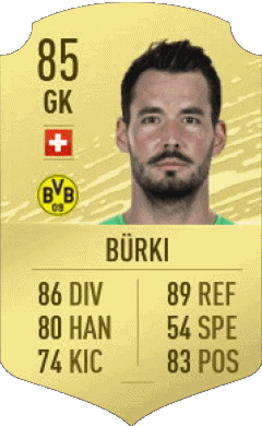 Roman Bürki Schweiz F I F A - Karten Spieler Videospiele Multimedia 