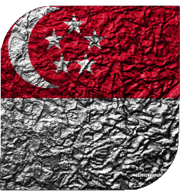 Plaza Singapur Asia Banderas 