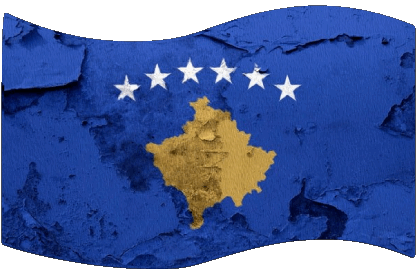 Rectangle Kosovo Europe Drapeaux 