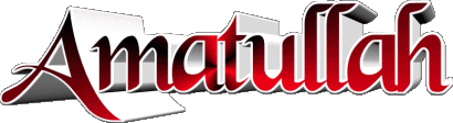 Amatullah A FEMENINO - Magreb Musulmán Nombre 